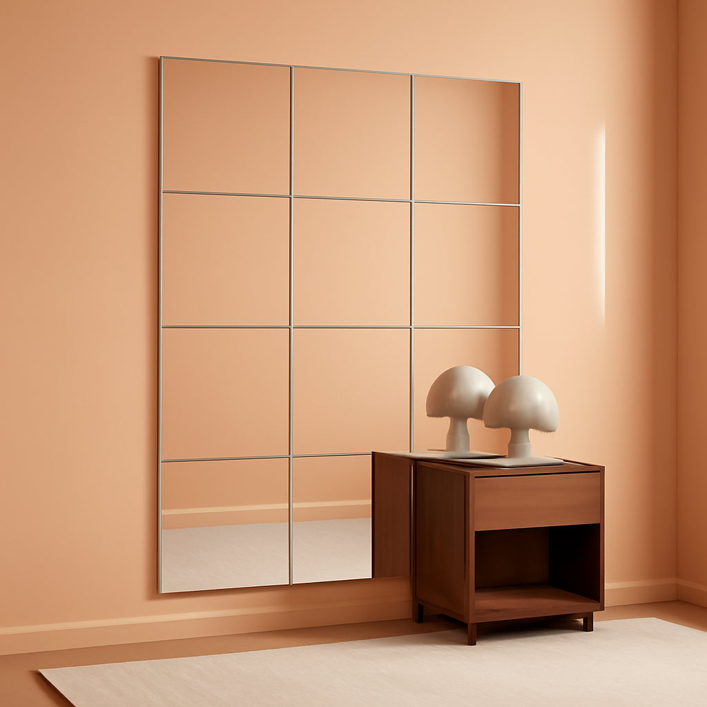 12 Inch Wall Mounted Mirror Tiles Home Gym 12 Pack